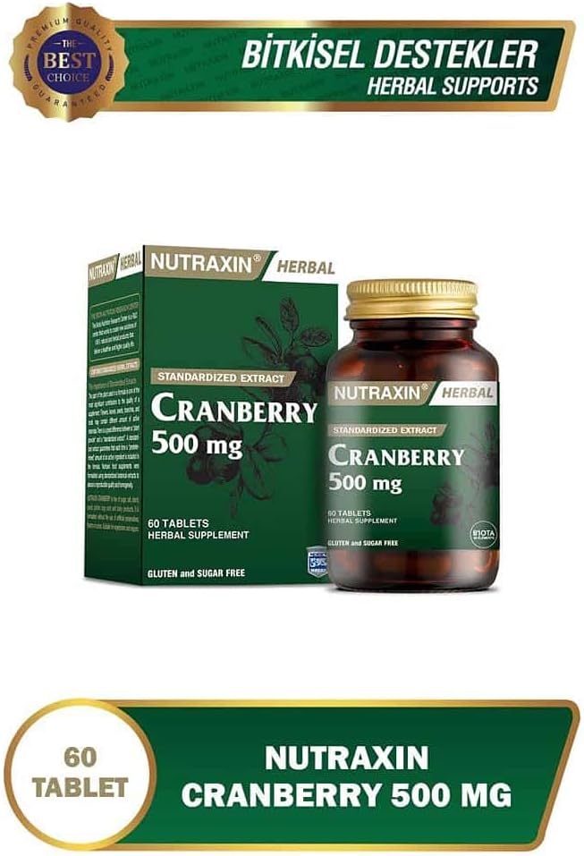 Nutraxin Herbal Cranberry 500mg 60 Tablet