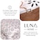 Luna Home-Queen size 6 piece duvet cover set modern tile print bedding set white.
