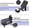 Cell Phone Stand, Adjustable phone holder for Desk, Foldable Desktop Tablet Stand Holder, Double Adjustable Mobile stand Phone Tablet Holder (Black)