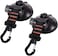 Heavy Duty Suction Cup Anchor with Securing Hook Tie Down, Camping Tarp Accessory as Car Side Awning, 2 Pieces
