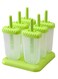 Ice Cream Popsicle Mold Green/Clear 5.8 x 5.8inch