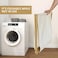 Cozy Nest 97L Wooden Laundry Basket for Dirty Clothes.Portable X Frame Freestanding Toilet Sorter Cart Organizer for Toys and Bathroom Towels Blankets (Beige)