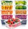 25 Pcs- Disposable Food Container With Lid-500ml