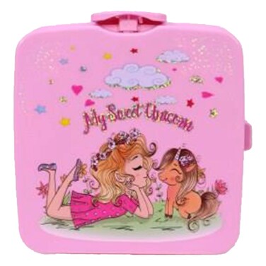 Safawi Unicorn Girl School Lunch Box