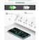 Universal 10 Way Power Extension Cord Surge Protector Strip Heavy Duty Universal Electrical Socket 5x USB-A 1x USB-C PD 30W