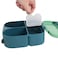 Eazy Kids Bento Lunch Box w/t handle- Green