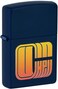 Zippo Classic Pocket Lighter Model 49537 - Alexander Pref C U in Hell Design - Windproof | Metal Material - Navy