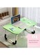 Foldable Computer Table green 60 x 40 x 31cm