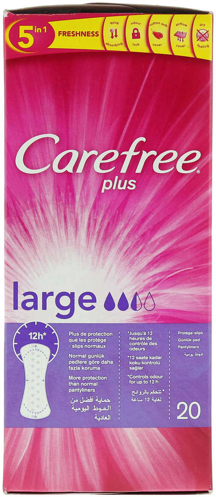 Carefree Plus Large 20 Pieces product thumbnail 6