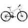 Spartan Alpha Dual Suspension Folding Bike White 26inch