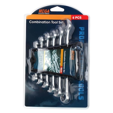 Mega Combination Spanner Set M-7923 6mm 8mm 10mm 12mm 14mm 17mm 6 PCS
