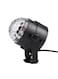 Outad - LED Crystal Voice Control Magic Ball Stage Light Black/Clear
