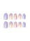 Salon Acrylic Reusable False Nails Set Double Tape and Glue Included