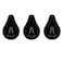 Qlux L-00787 Blob Hanger 3 Pieces Black