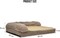 Dog bed with bolsters for medium-sized dogs, Orthopedic dog couch bed with memory foam layer and removable washable cover, Nonskid bottom 60 cm L (Khaki)