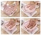 Generic-CK807 Pink Color Silicone Folding Portable Detox Foot Spa Massage Foot Wash Basin