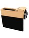 Generic Car Seat Slot Storage Box Organizer Beige (1Pcs)