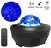 Generic - LED Colorful Projector Blueteeth USB Voice Control Music Player Projection Lamp