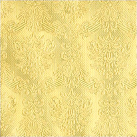 Ambiente Large Embossed Napkins, Vanilla