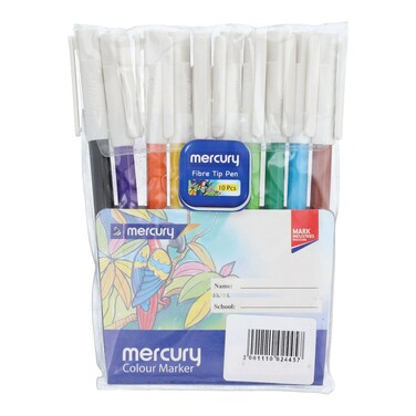 Mercury Colour Marker 10 Pcs