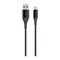كابل شحن بيلكين F8J207BT04-BLK ميكسيت ديوراتيك من لايتنينج الى يو اس بي A – 120 سم - أسود