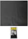 Generic Beautiful Plastic Table Cover -Black Colour- (137X182cm) (Pack Of 12 Unit)