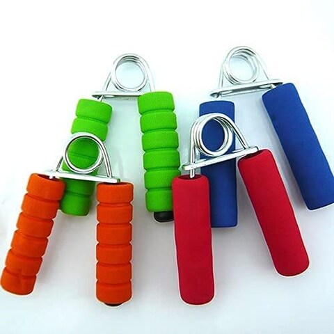 ULTIMAX Foam Hand Grip Fitness Arm Trainers Strength Foam Wrist Grippers Train Exercise Fitness Hand Gripper Training Heavy Gym Tool-Blue