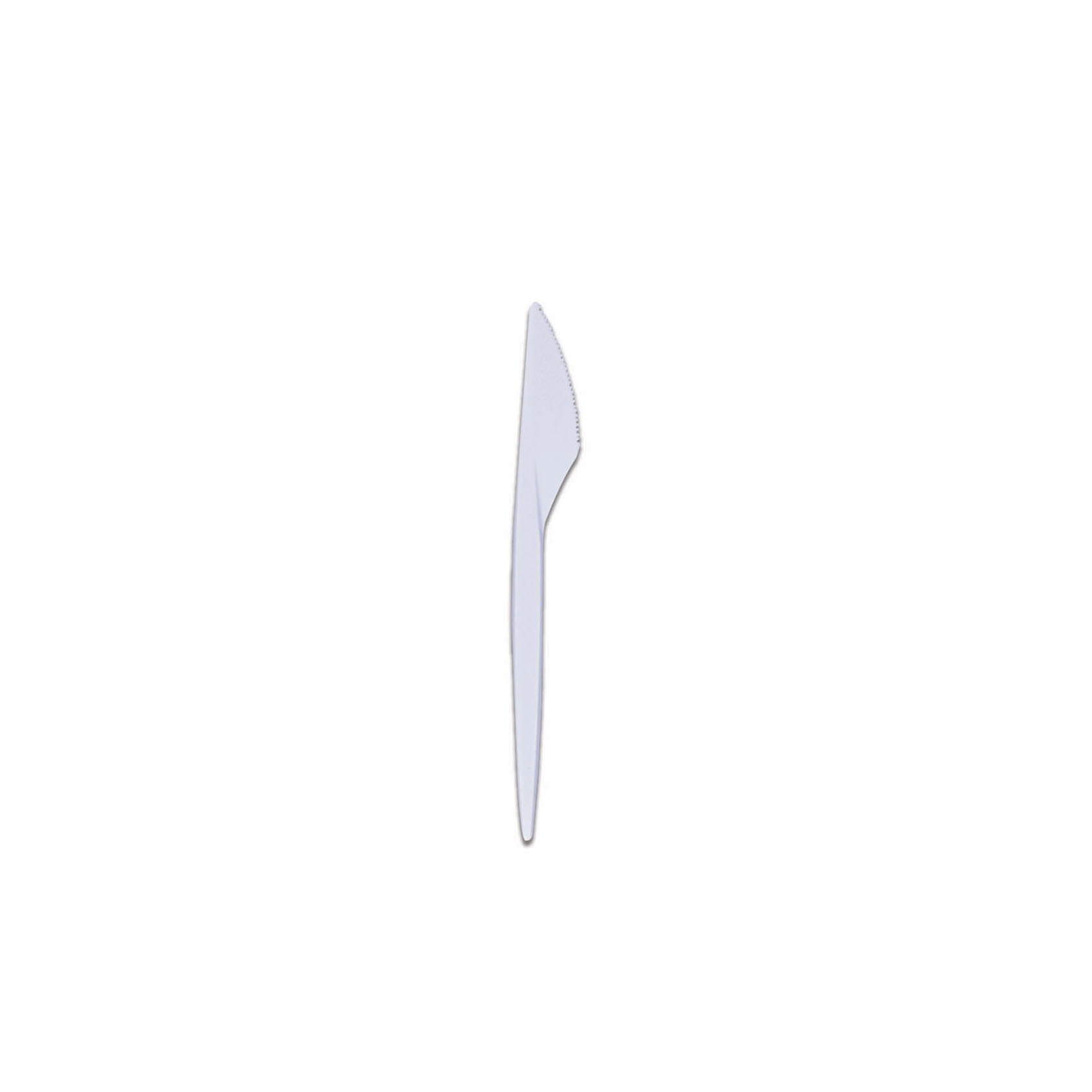 ماي تشويس سكاكين بلاستيكية للإستعمال مرة واحدة 200 قطعة - أبيض