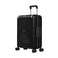 Eminent Vertica Hard Case Travel Bag Cabin Luggage Trolley Polypropylene Lightweight Suitcase 4 Quiet Double Spinner Wheels With Tsa Lock B0006 Black