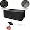 Waterproof Patio Furniture Cover Black,Oxford Garden Furniture Cover, Anti - UV, Windproof, Dustproof, Heat Resistance 270*180*89 cm