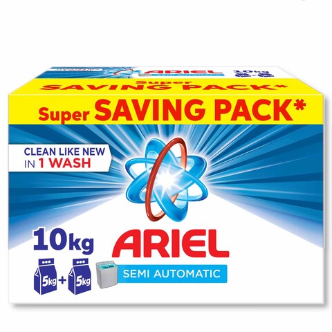 Ariel Laundry Powder Detergent Original Scent Suitable for Semi-Automatic Machines 10kg