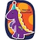 Little Dino Party Invitation Diecut Postcard W/ Attachment