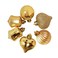 Christmas Mini Assortment Gold 4cm 24Pcs/PVC Box