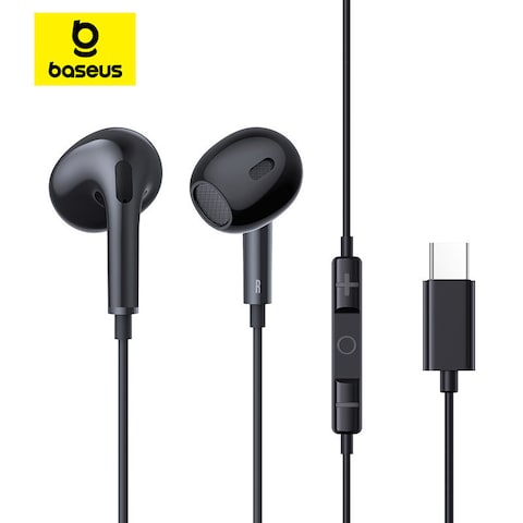Wired Earphone Type C Earphones Online Buy Baseus Type C Earphones
