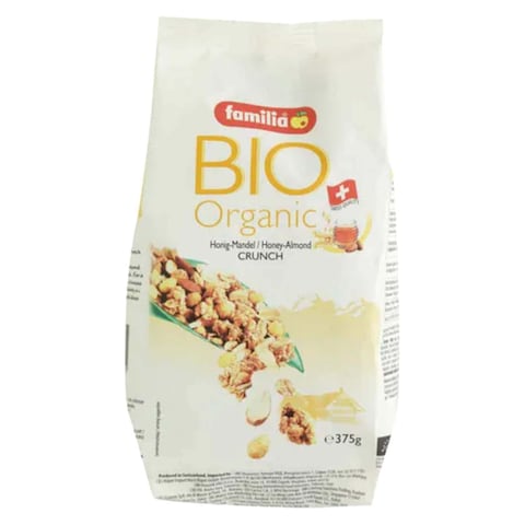 Familia Bio Organic Honey Almond Crunch 375g