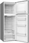 Akai 420 Liters Double Door Refrigerator No Frost , Glass Shelves 4 Stars ESMA Ratings RFMAS420WTA Titanium Finish