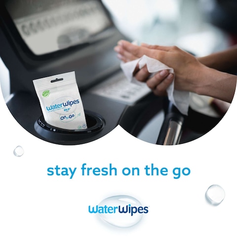 WaterWipes Plastic Free On the Go Wipes 28 Wet Wipes