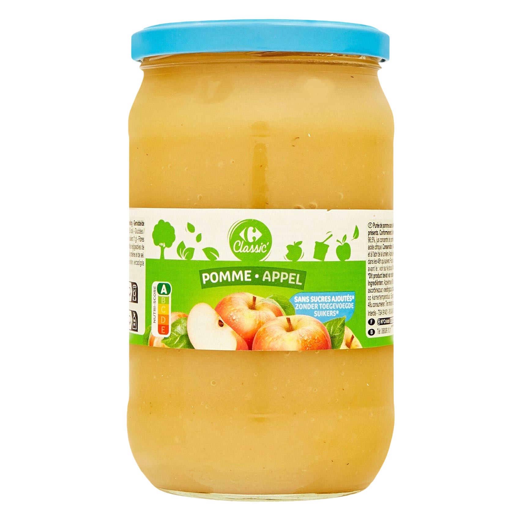 Carrefour Classic' No Added Sugars Apple Compote 710g