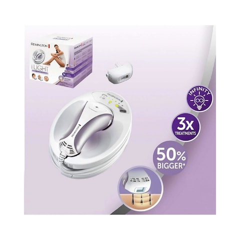 REMINGTON I-light Pro Laser Hair Removal Device For Women - White - IPL6500
