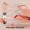 elago Liquid Silicone for iPhone 15 PRO case cover Full Body Protection, Shockproof, Slim, Anti-Scratch Soft Microfiber Lining - Salmon