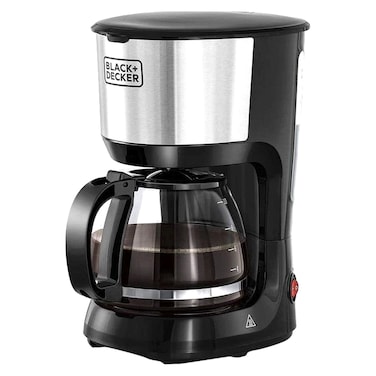 Black &amp; Decker Coffee Maker DCM750S, 750 W, 1.25 L, Black, Stainless Steel, Auto Shutoff