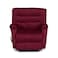 In House Velvet Classic Recliner Chair - Burgundy - AB03