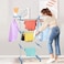 Cuisine Art 3-Tier Folding Cloth Drying Rack, Folding Clothes Rail Of Clothes Hanger, Adjustable Stainless Steel Rail with Two Side Foldable Wings for Indoor and Outdoor Use