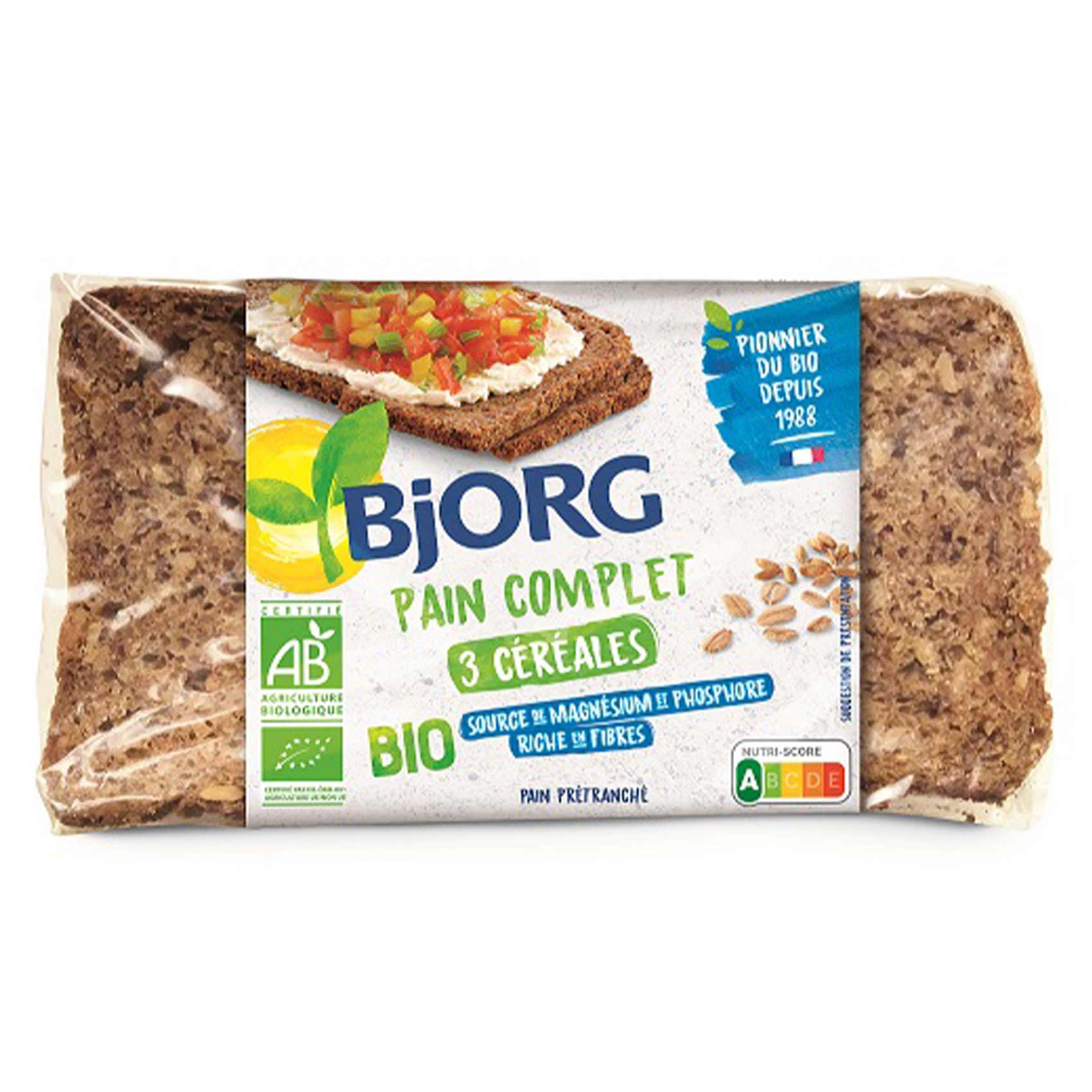Bjorg Pain Complet 3 Cereales Bio 500GR