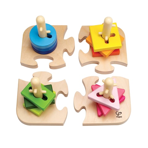 Hape Creative Toddler Wooden Peg Puzzle