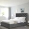 In House Madrid Velvet Bed Frame - Queen - 200x150 cm - Dark Gray