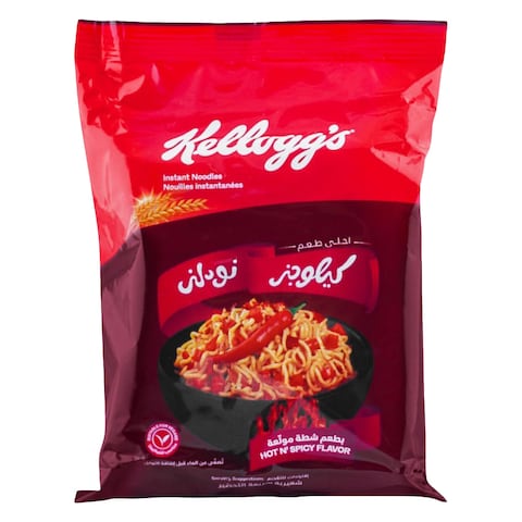 Kellogg&#39;s Hot And Spicy Instant Noodles 70g x Pack of 5