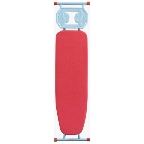 30x 113cm 300 0 C-Resistant Silicone ironing Pad Steam-permeable Monoblock sheet Metal Table Comfortable iron Holder Heat Resistant Fabric All Electrostatic baked Paint Adjustable Table Height Red