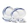 LARAH BY BOROSIL 38 PC STRIPE DINNER SET