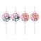 Nickelodeon Paw Patrol Skye Themed Paper Drinking Straws Multicolour 4 PCS